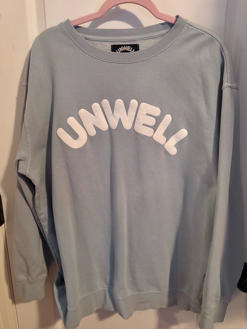 UNWELL Light Blue Crewneck Size XL